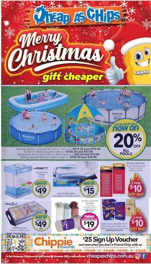 Cheap as Chips Christmas 29 Nov - 5 Dec 2023