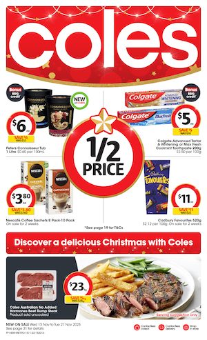 Coles Christmas Sale 15 - 21 Nov 2023