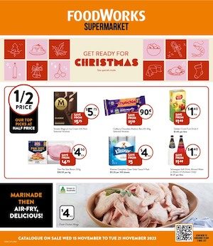 Foodworks Christmas Sale 15 - 21 Nov 2023