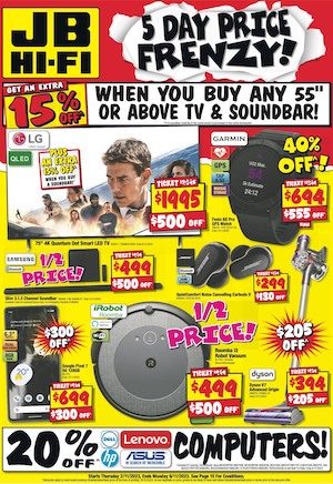 JB Hi-Fi 5-Day Price Frenzy catalogue