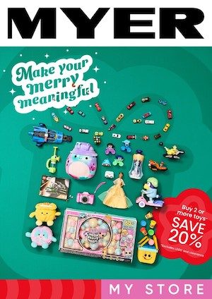 Myer Catalogue Toy Sale Christmas 2023