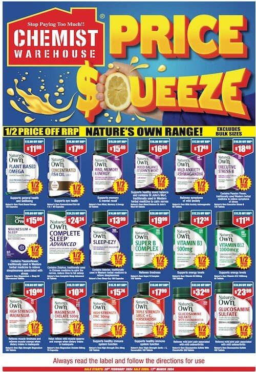 Chemist Warehouse Catalogue & Sale Catalogue AU