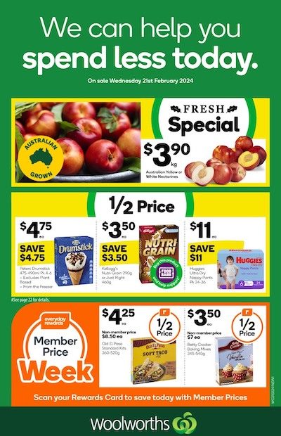 Woolworths Catalogue Specials 21 - 27 Feb 2024