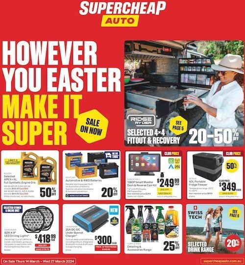 Supercheap Auto Catalogue & Sale Catalogue AU