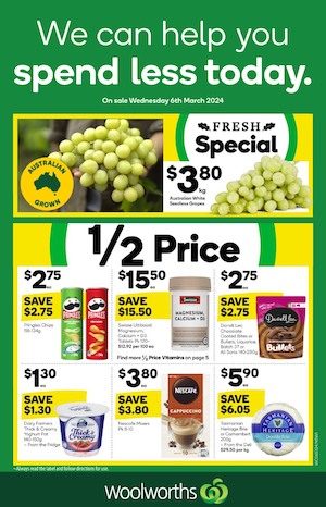 Woolworths Specials Catalogue 6 - 12 Mar 2024