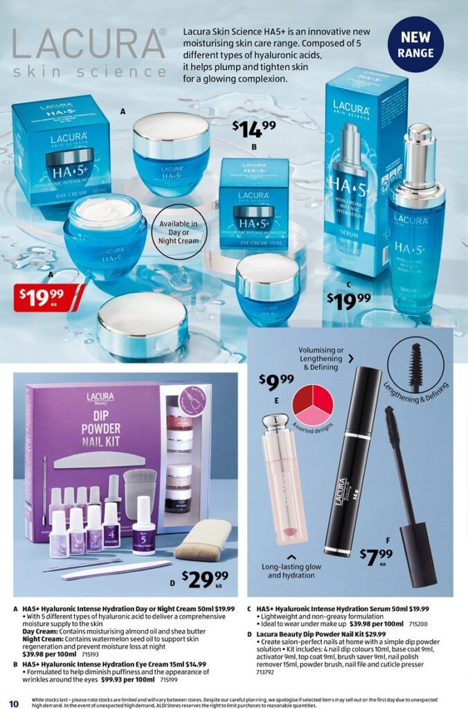 ALDI Cosmetic Gifts for Mother's Day