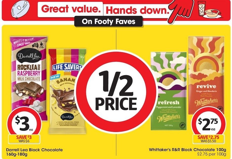 Coles Footy Faves 3 - 9 Apr 2024