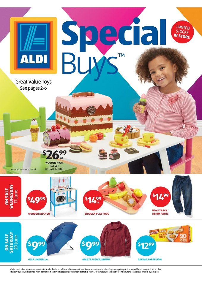 ALDI Special Buys Week 25 Toy Sale June 2015 Catalogue AU