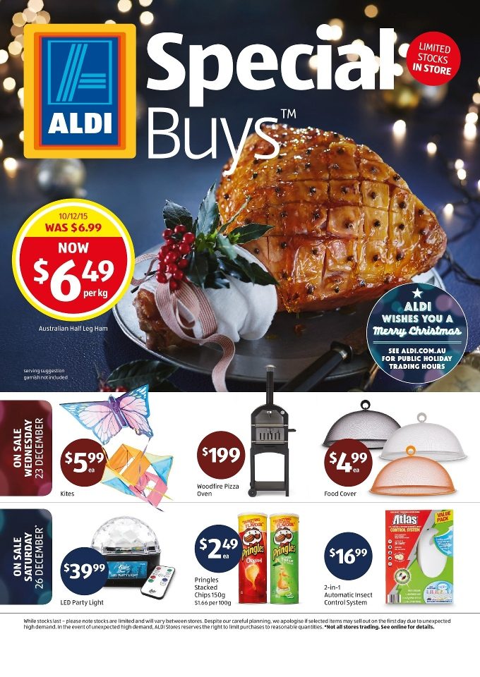 ALDI Special Buys Week 52 Christmas 2015 Catalogue AU