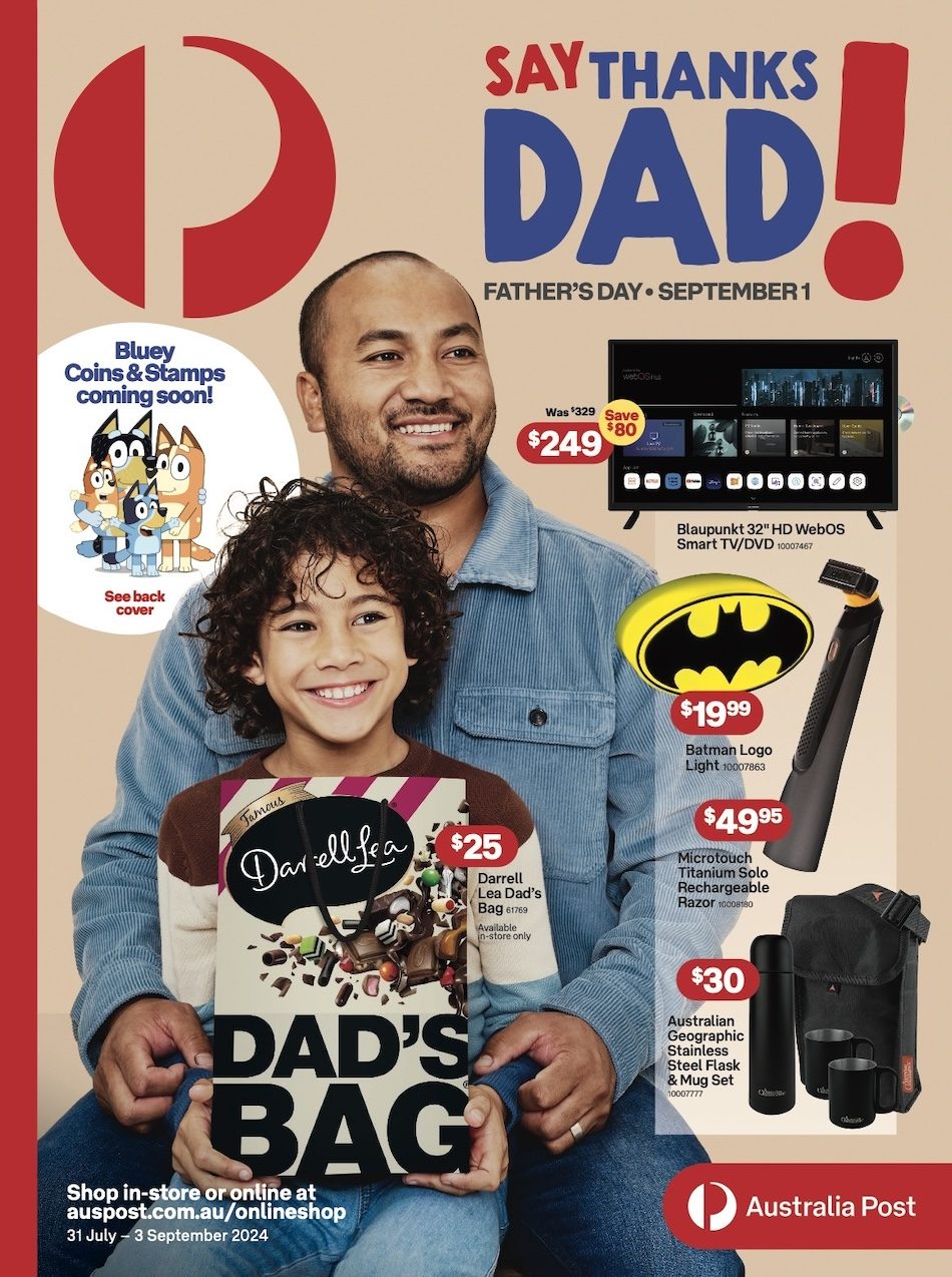 Australia Post Catalogue Father's Day 2024 Catalogue AU