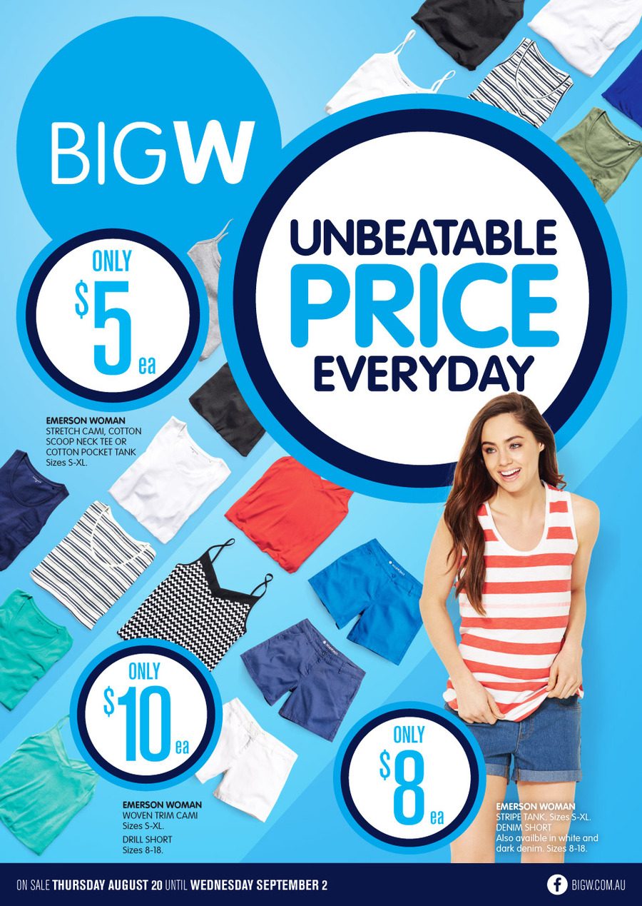 Big W Catalogue 20 Aug - 2 Sep 2015 - Catalogue AU