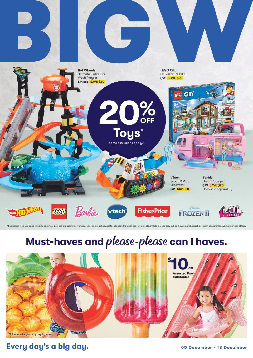 Big w toy hot sale sale catalogue 2019