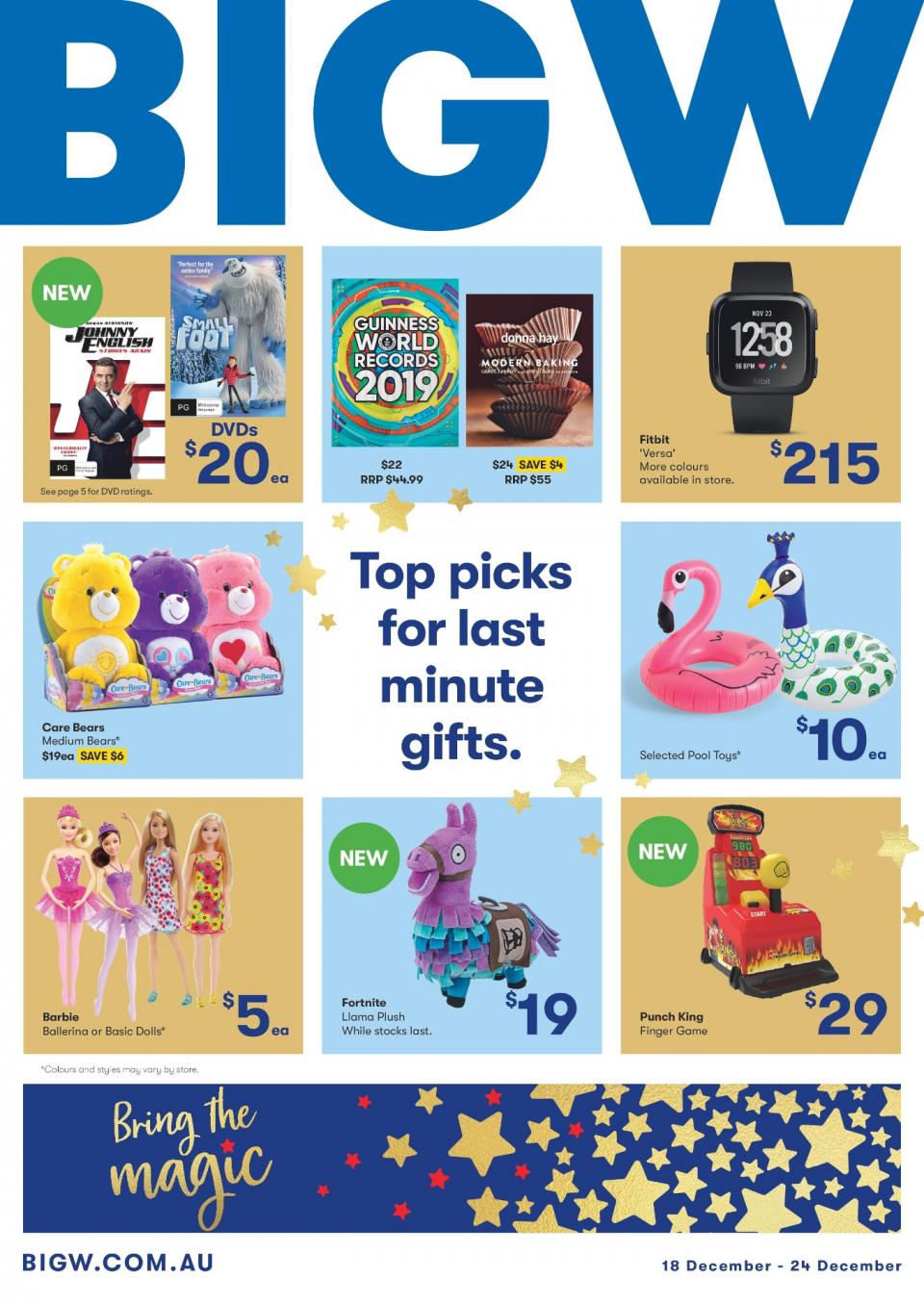 Big W Catalogue Christmas 18 24 Dec 2018 Catalogue AU