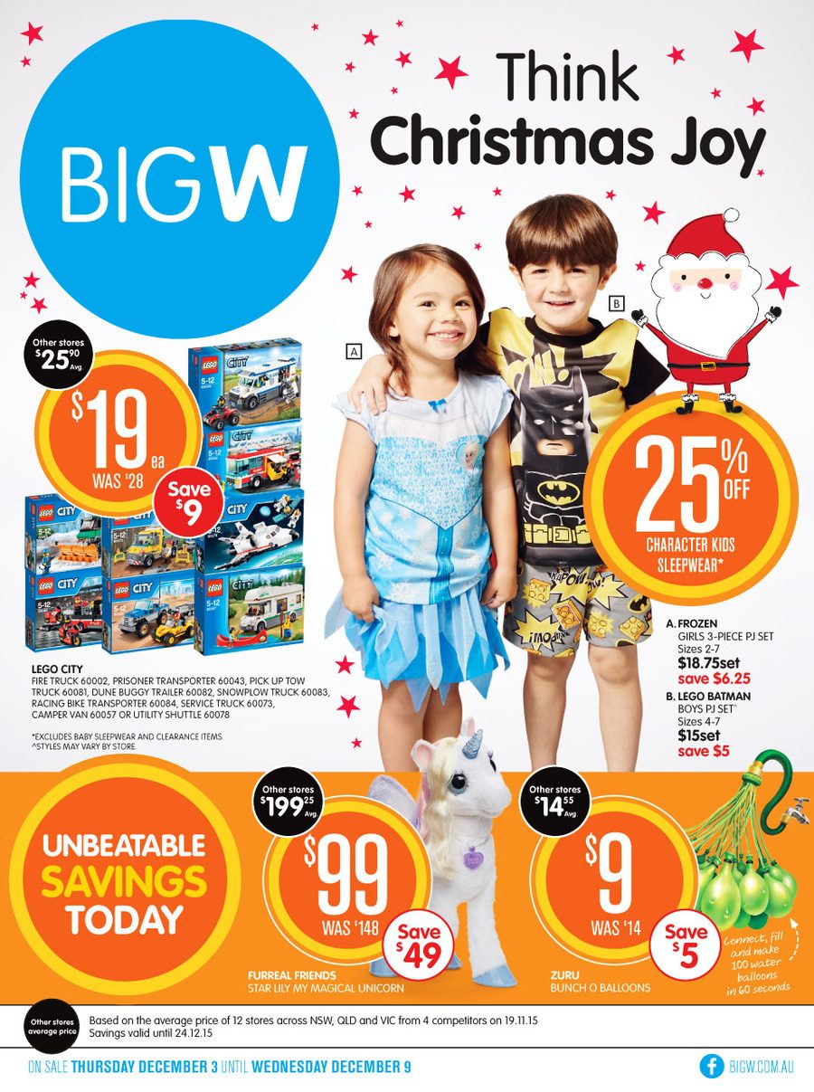 Big W Catalogue Think Christmas Toy Sale Catalogue AU