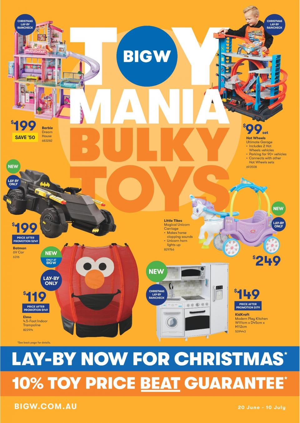 Big w deals toy sale 2019