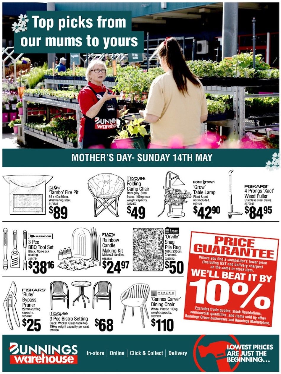 Bunnings Catalogue Mother's Day 2023 Catalogue AU