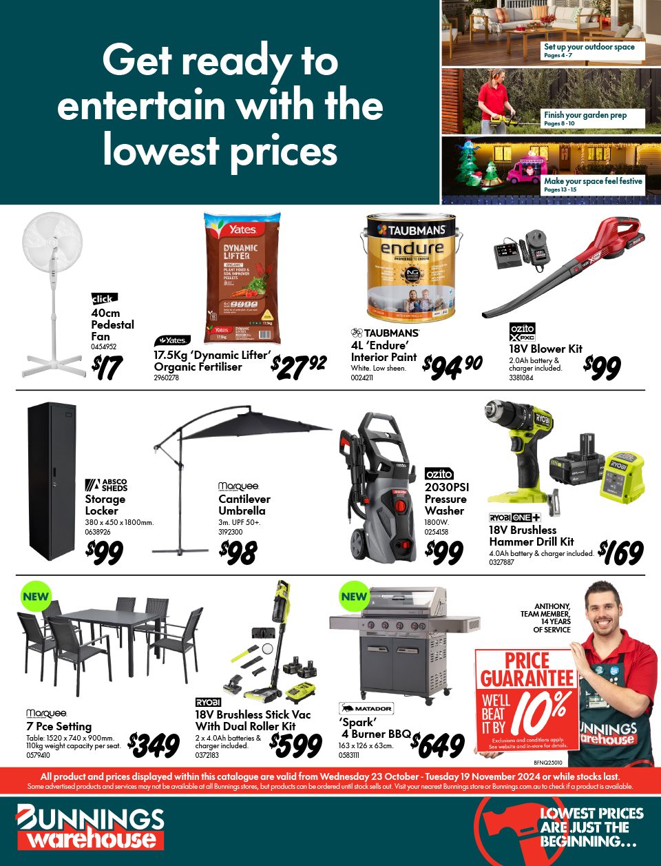 Bunnings Catalogue October 23 November 19, 2024 Get Ready to