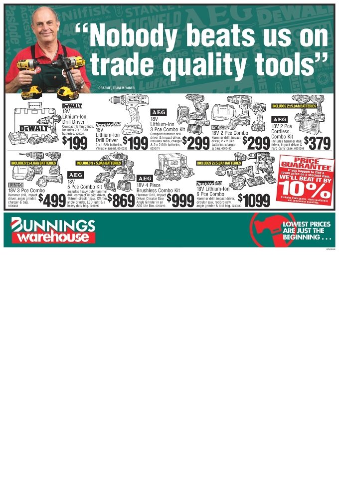 Bunnings Catalogue Trade Quality Tools 15 Jun 2015 Catalogue AU