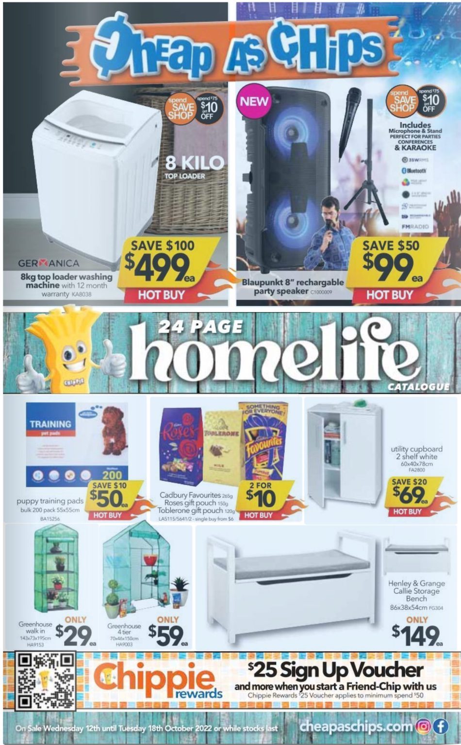 Cheap as Chips Catalogue 12 18 Oct 2022 Catalogue AU