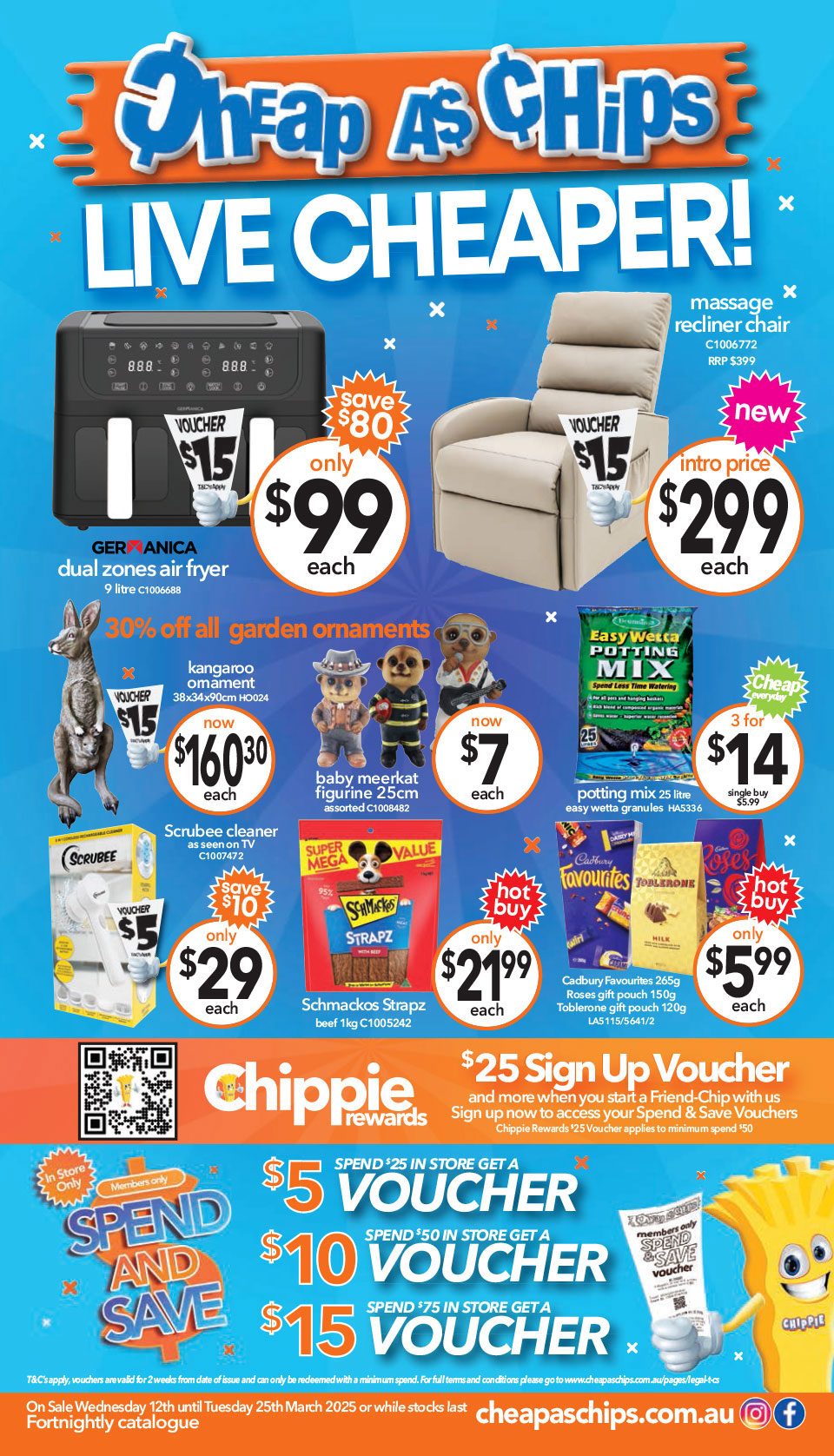 Cheap As Chips Catalogue March 11 - 25, 2025 Live Cheaper! | Catalogue AU