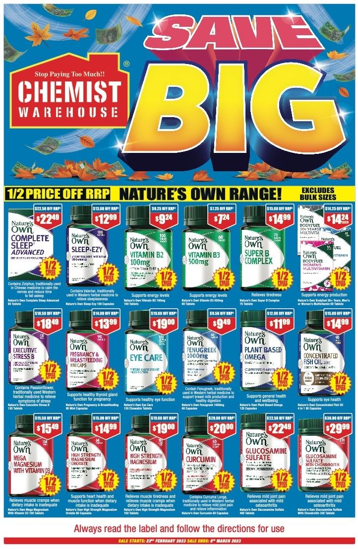 Chemist Warehouse Catalogue 23 Feb 8 Mar 2023 Catalogue AU