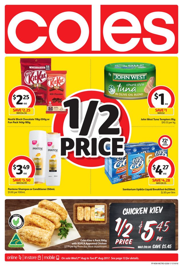 Coles Catalogue 2 - 8 August 2017 - Catalogue AU