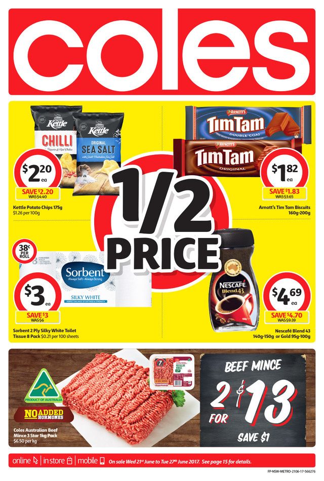 Coles Catalogue 21 27 Jun 2017 Catalogue AU