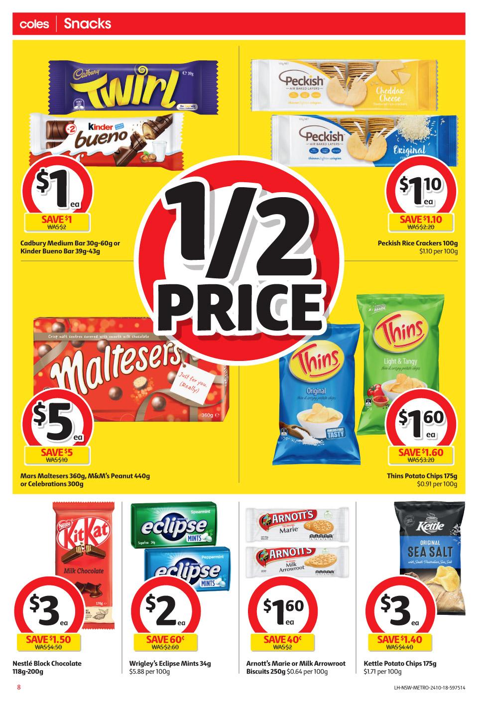 Coles Catalogue 24 - 30 Oct 2018 - Catalogue AU