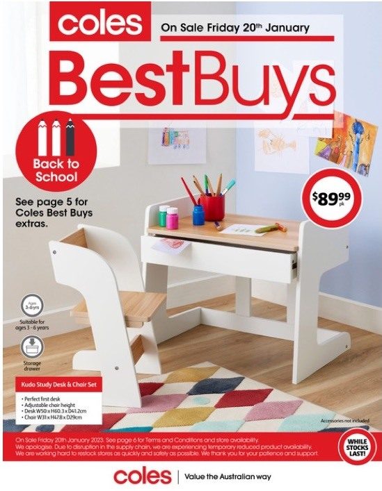 Coles Catalogue Back to School Best Buys 20 26 Jan 2023 Catalogue AU