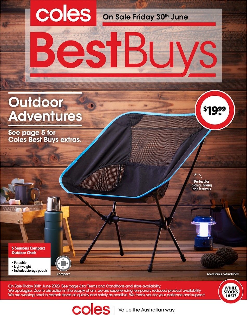 Coles Catalogue Best Buys Outdoors 2023 Catalogue AU