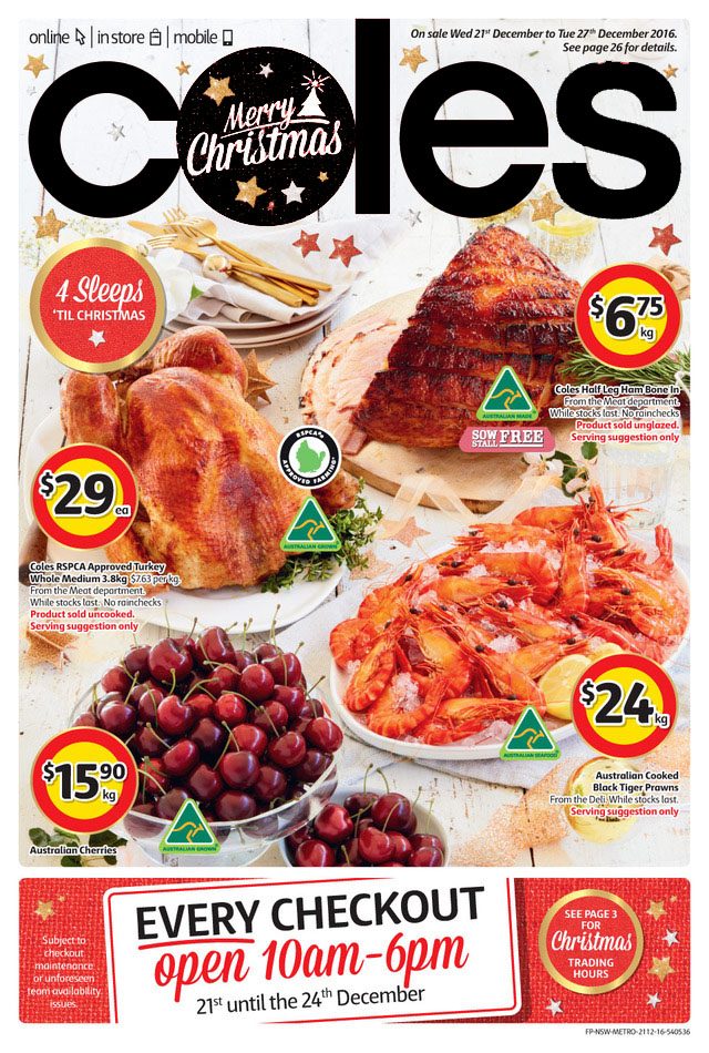 Coles Catalogue Christmas 21 27 December 2016 Catalogue AU