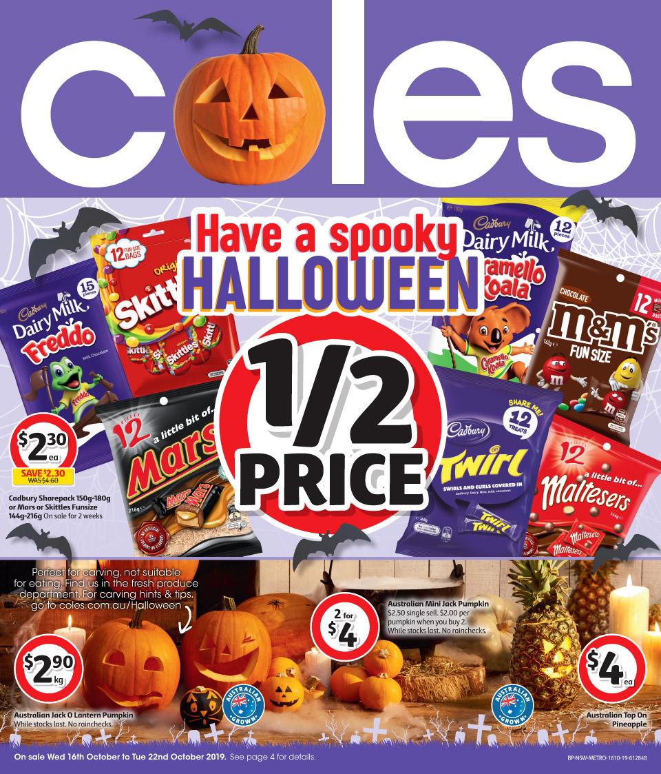 Coles Catalogue Halloween 16 22 Oct 2019 Catalogue AU