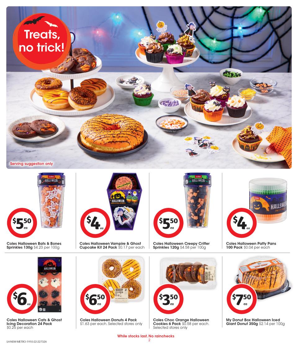 Coles Catalogue Halloween 19 25 Oct 2022 Catalogue AU