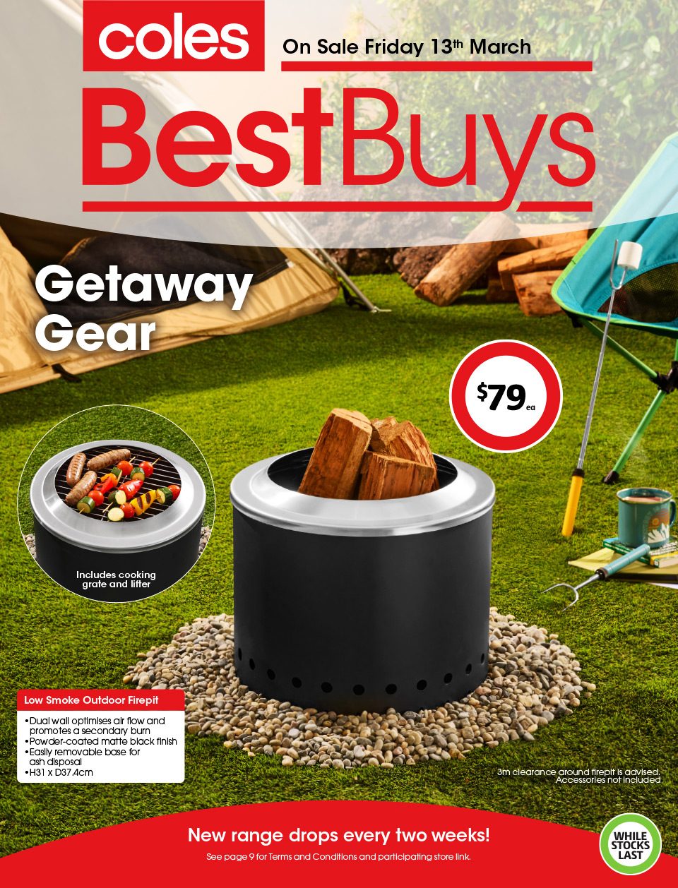 Coles Catalogue March 13 - 26, 2026 Best Buys - Getaway Gear