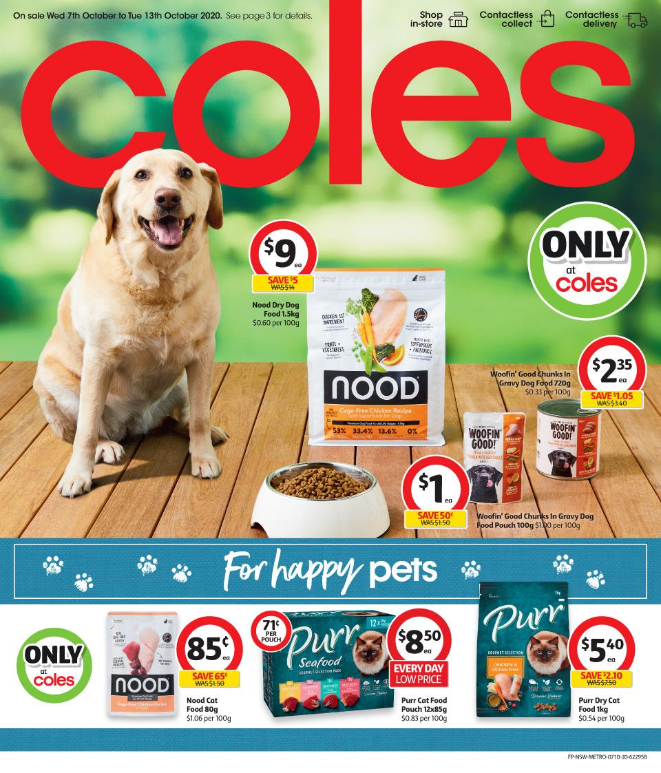 Coles Catalogue Pet 7 13 Oct 2020 Catalogue AU