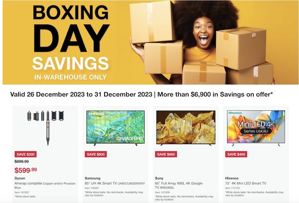 Costco Boxing Day 2023 Catalogue AU