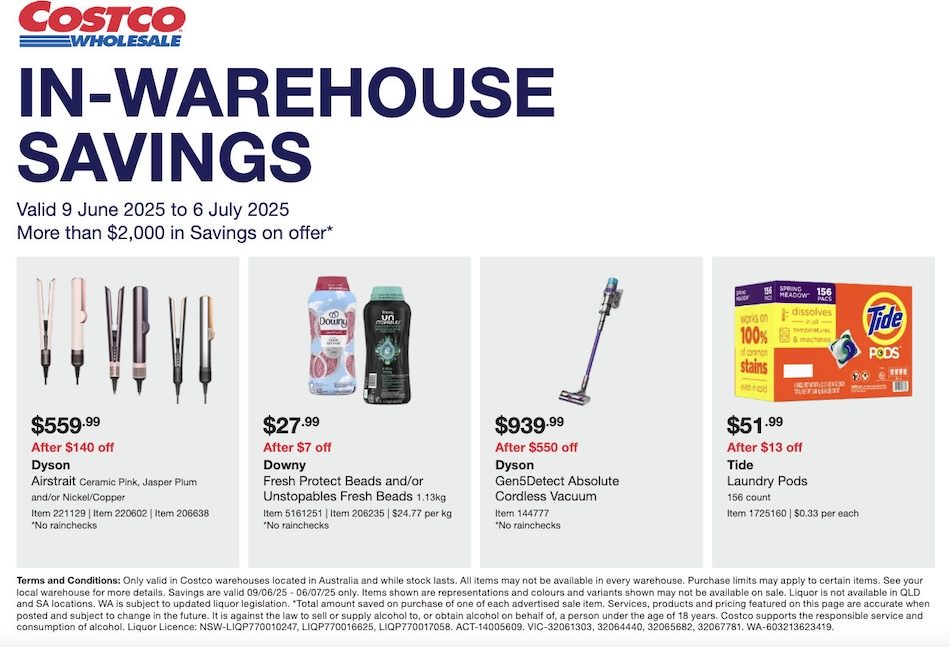 Costco Catalogue 9 Jun 6 Jul 2025 Catalogue AU