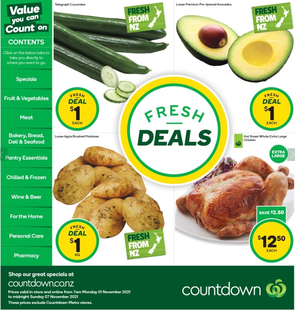 Countdown Mailer 1 7 Nov 2021 Catalogue AU