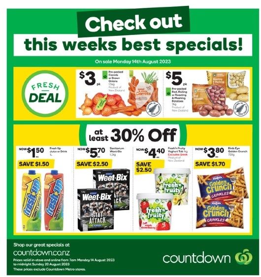 Countdown Mailer 14 20 Aug 2023 Catalogue AU