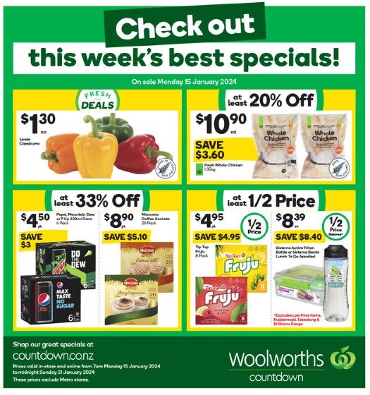Countdown Mailer 15 21 Jan 2024 Catalogue AU