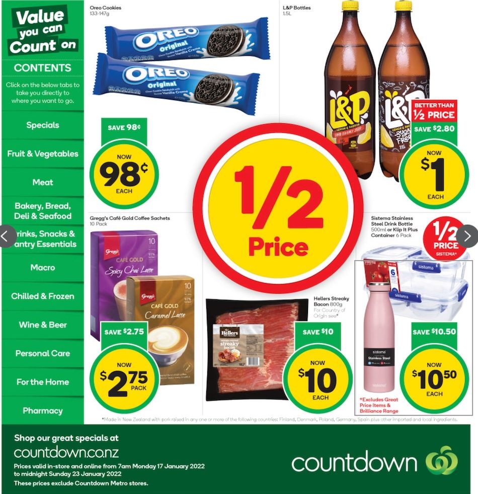 Countdown Mailer 17 23 Jan 2022 Catalogue AU