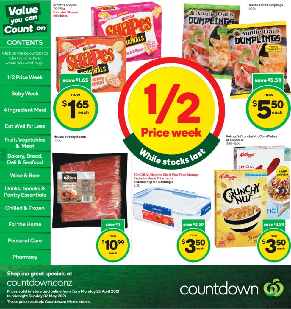 Countdown Mailer 26 Apr 2 May 2021 Catalogue AU
