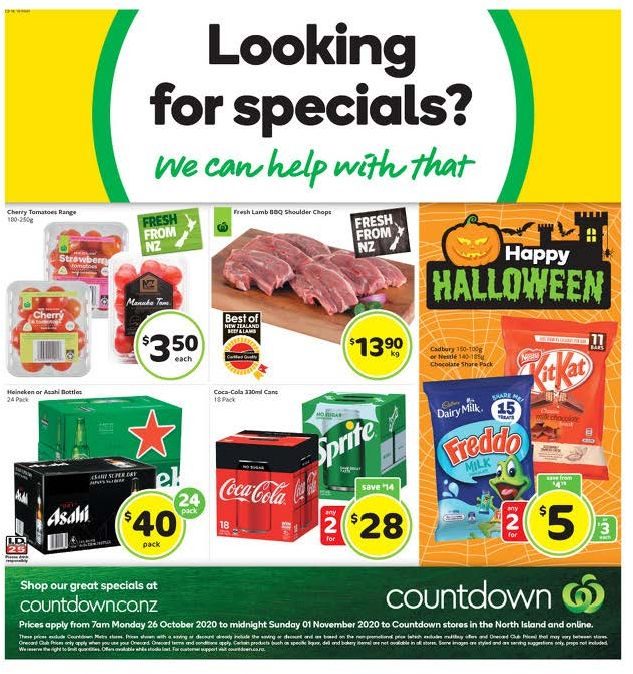 Countdown Mailer 26 Oct 1 Nov 2020 Catalogue AU