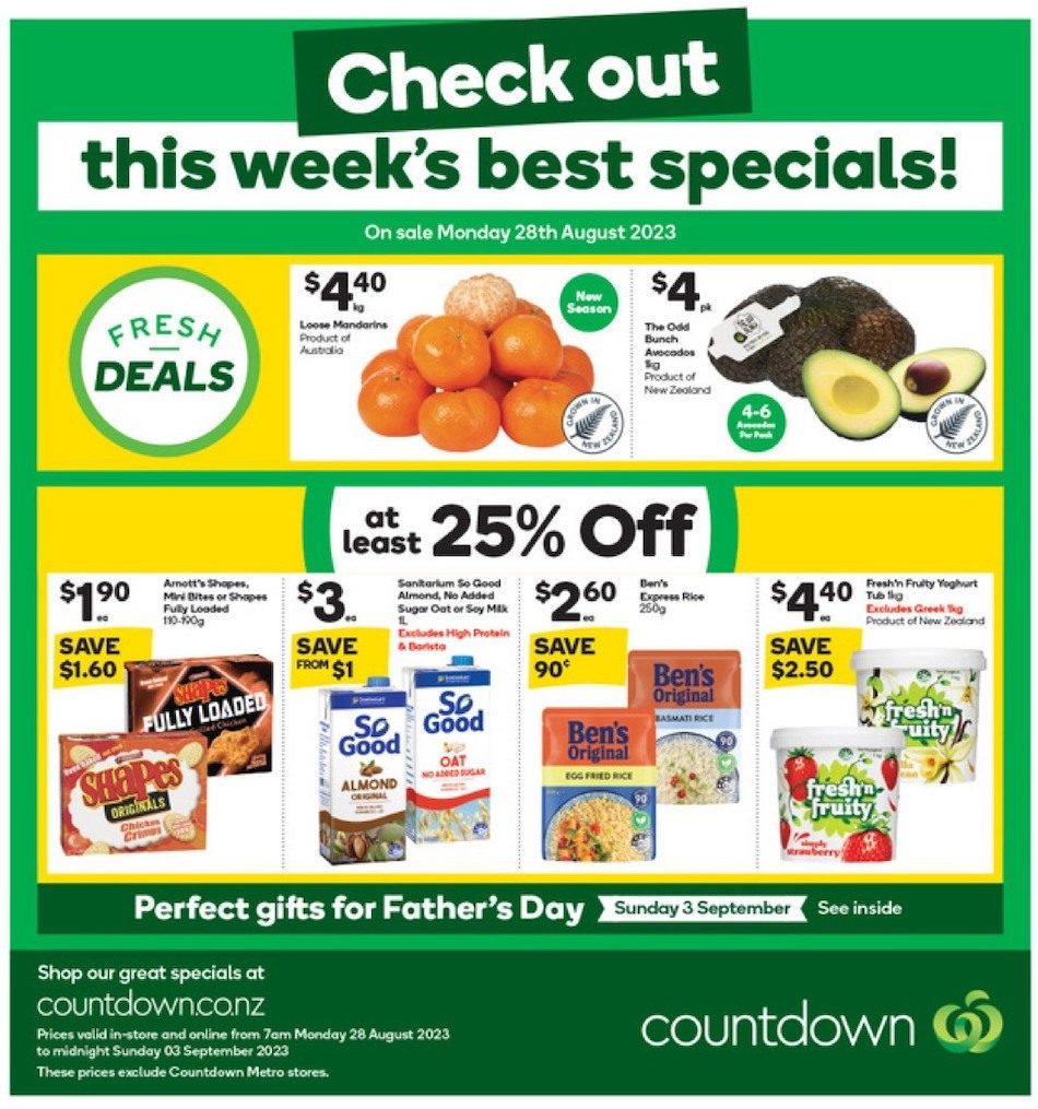 Countdown Mailer 28 Aug 3 Sep 2023 Catalogue AU