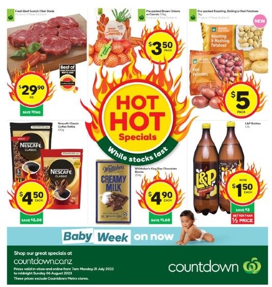 Countdown Mailer 31 Jul 6 Aug 2023 Catalogue AU