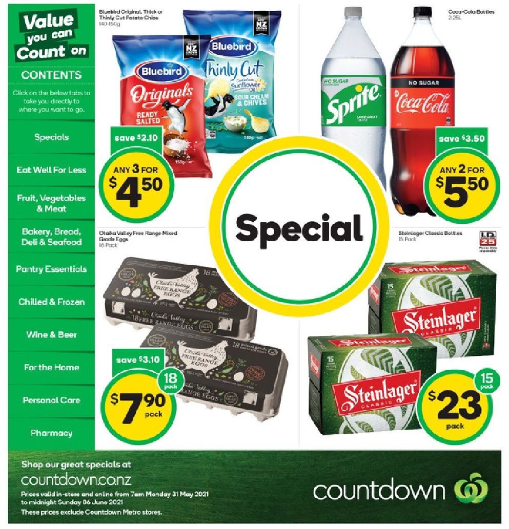 Countdown Mailer 31 May 6 Jun 2021 Catalogue AU