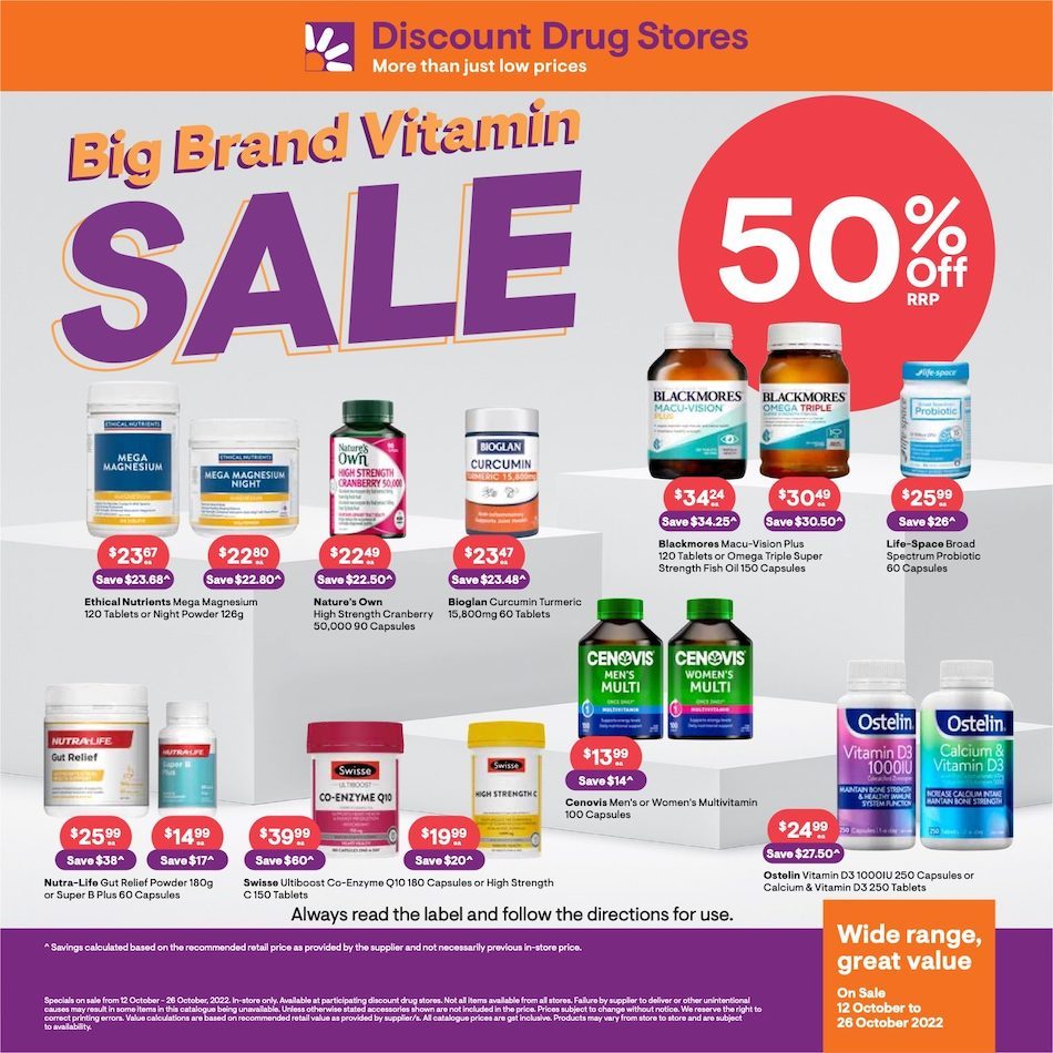 Discount Drug Store Catalogue 12 26 Oct 2022 Catalogue AU