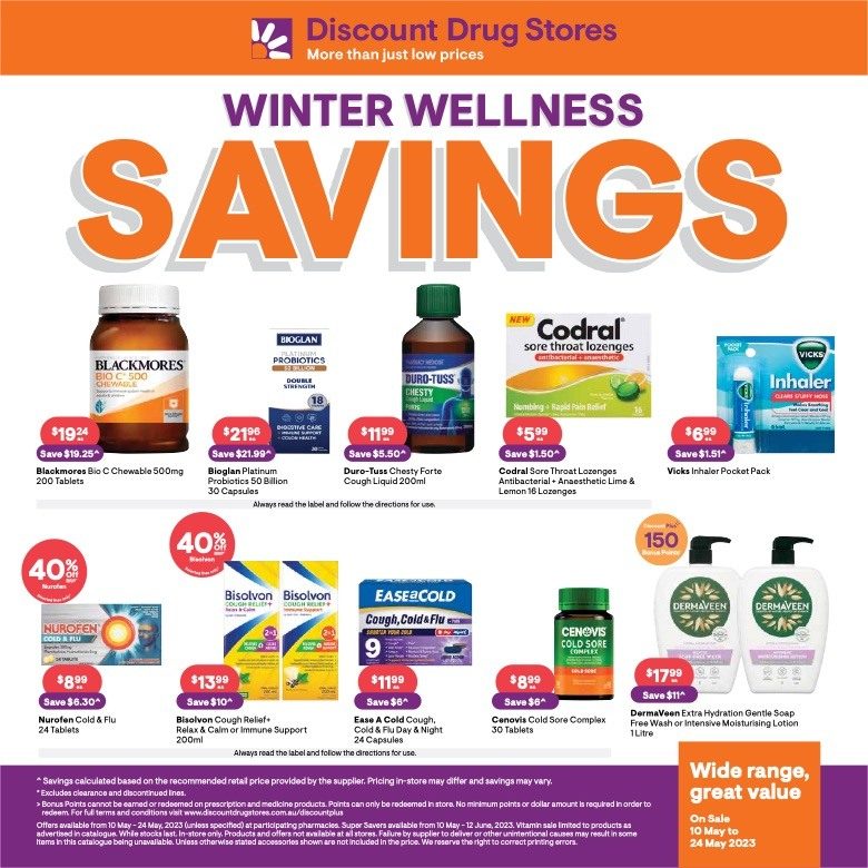 Discount Drug Store Catalogue 10 24 May 2023 Catalogue AU