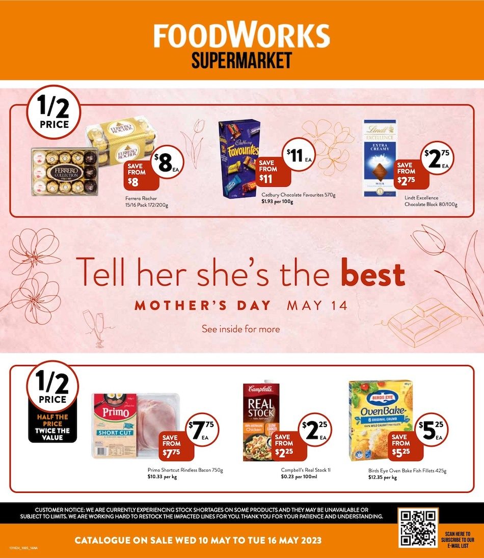 Foodworks Catalogue Sale 10 16 May 2023 Catalogue AU