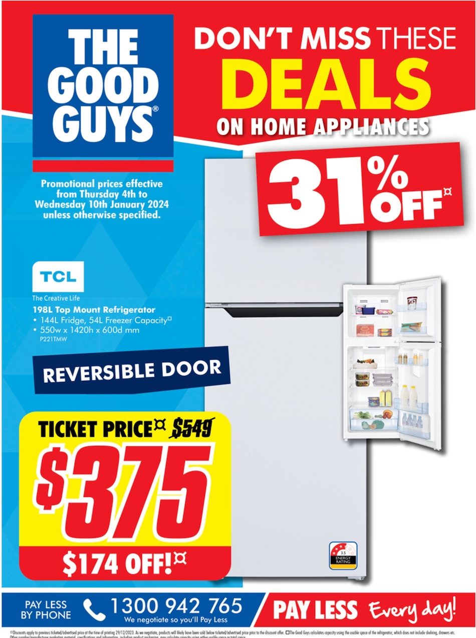 The Good Guys Catalogue Appliance 4 10 Jan 2024 Catalogue AU   1 